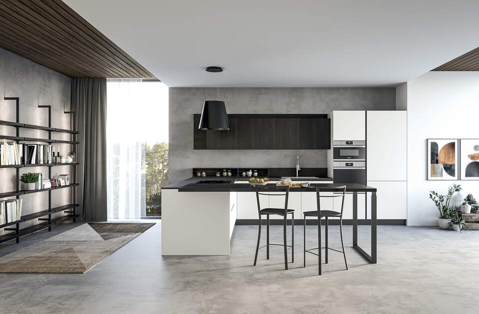 CasaABC Arredamento Cucine Domino_01_Cucina_Moderna_Prima_Cucine